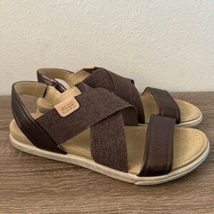 Ecco Damara Cross Strap Sandal, Size 8